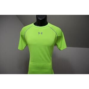 Under Armour Compression Gym Shirt Short Sleeve Athletic HeatGear Mens Sz XL